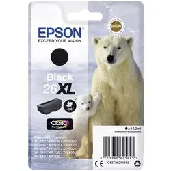Epson, EPSON Tintenpatrone 26XL schwarz T262140 XP 700/800 500 Seiten