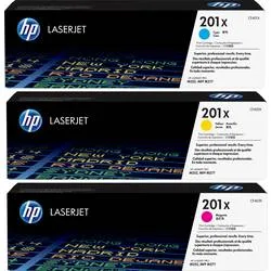 HP, HP Toner Tri-Pack 201X CMY CF253XM CLJ Pro M252/MFP277 2300 S.