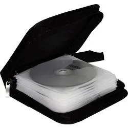 MediaRange - CD-Tasche, Schwarz