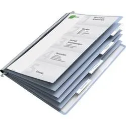 DURABLE, DURABLE Personalhefter 2554 DIN A4 Blau PVC 5 Stück