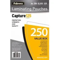 Fellowes, FELLOWES Laminiertasche A4 5314903 glanz, 125my 250 Stk