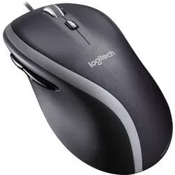 Logitech, Logitech Kabelgebundene Maus 910-005784 Schwarz, Silber
