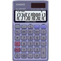 Casio, CASIO Taschenr.SL-300VER/SL-320TER+ SL320TER+ Solar, 12-stellig hellblau