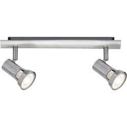 Deckenstrahler LED GU10 EEK: abhängig v. Leuchtmittel (A++ - E) 20 W Paulmann Teja 66699 Nickel (satiniert)