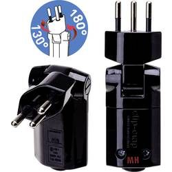 Max Hauri AG, Max Hauri AG 125940 Netzstecker Schweiz Polycarbonat 250 V Schwarz