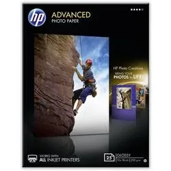 HP, HP Advanced Glossy Photo 13x18cm Q8696A InkJet 250g, randlos 25 Blatt