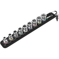Wera, Wera Belt B 1 05003970001 Außen-Sechskant Steckschlüsseleinsatz-Set 10teilig 3/8 (10 mm)