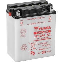 Yuasa YB12AL-A2 Motorradbatterie 12 V 12.6 Ah Poltyp: Schraubklemme Typ 8