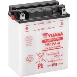 Yuasa YB12A-A Motorradbatterie 12 V 12 Ah Poltyp: Schraubklemme Typ 6