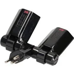 Max Hauri 132935 Steckdosen-Verteiler Schwarz
