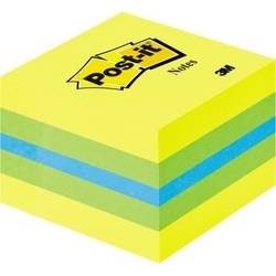 Post-it, POST-IT W&uuml;rfel Mini Lemon 51x51mm 2051-L 3-farbig ass./400 Blatt