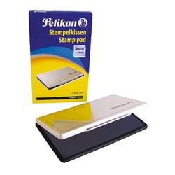 Pelikan, PELIKAN Metall-Stempelkissen schwarz 331108 Gr.1 16x9cm