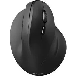 Hama, Hama ergonomische Maus "Ergonomische vertikale Funkmaus für PC Laptop, ohne Kabel, Schwarz" Funk  USB Vorbeugung Tennisarm/Mausarm