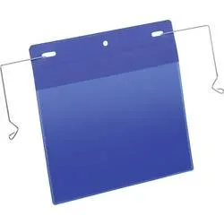 Durable Drahtbügeltasche 175207 Blau 223 mm x 218 mm 50 St.