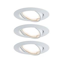 Paulmann 93423 Base Einbauleuchte 3er Set LED LED 15 W Weiß