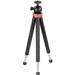 hama 00004620 Stativ Traveller Pro für Smartphone, GoPro, Fotokameras, 105 - Ball