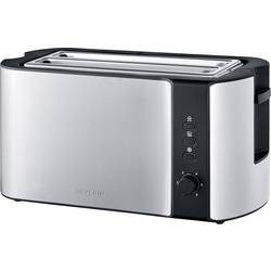 Severin, Severin Toaster "AT 2590 Schwarz/Silber" für 4 Scheiben 1400 W