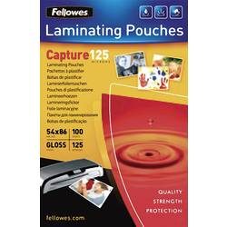 Fellowes, FELLOWES Laminiertasche 54x86mm 5306302 glanz, 125my 100 Stk