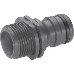 GARDENA 02821-20 Kunststoff Gerätestück Steckkupplung Profi-System, 26,44 mm (3/4) AG
