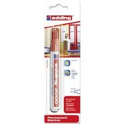 edding, EDDING Permanent Marker 3000 1.5-3mm 3000-2 rot, wasserfest