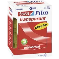 tesa, TESA Film Officebox 12mmx66m 574030000 Transparent 12 St&uuml;ck