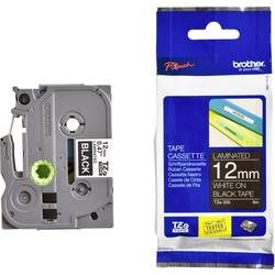 PTOUCH, PTOUCH Band, laminiert weiss/schwarz TZe-335 PT-1280VP 12 mm