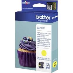 Brother, BROTHER Tintenpatrone yellow LC-123Y DCP-J4110DW 600 Seiten