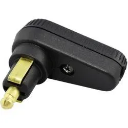 BAAS DIN-Winkelstecker BA12 Belastbarkeit Strom max.=8 A Passend für (Details) Normsteckdosen Stecker 6 - 24 V/DC