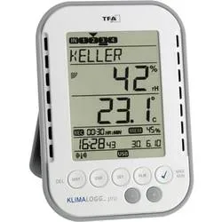 TFA Dostmann KlimaLogg Pro Luftfeuchtemessgerät (Hygrometer) 1 % rF 99 % rF Datenlogger und Funk-USB-Schnittstelle,