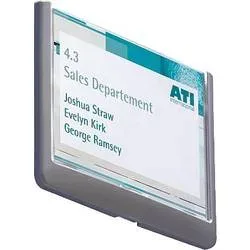 DURABLE, DURABLE T&uuml;rschild Click Sign 486137 graphit,Kunststoff 149x105.5mm