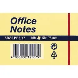tesa, TESA Office Notes 50x75mm 576560000 gelb 100 Blatt