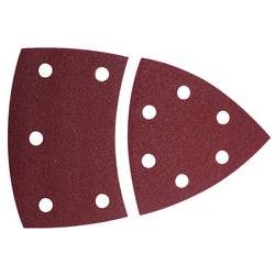 Wolfcraft, Wolfcraft 1812000 Multischleifpapier mit Klett, gelocht Körnung 60 Eckmaß 95 mm 10 St.