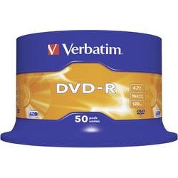 Verbatim, Verbatim DVD-R 43548 Spindle 16x 4.7 GB 50 Stück