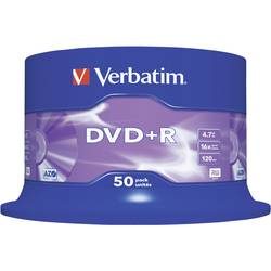 Verbatim, Verbatim 43550 DVD+R Rohling 4.7 GB 50 St. Spindel