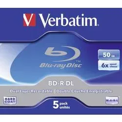 Verbatim, VERBATIM Blu-Ray-Discs 43748 BD-R DL Blau