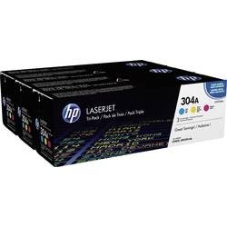 HP, HP Toner Tri-Pack 304A CMY CF372AM Color LaserJet CP2025 2800 S.