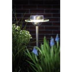 Paulmann 93764 Ufo Solar-Gartenleuchte 0.2 W Warmweiß Edelstahl, Klar