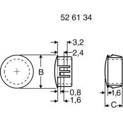 PB Fastener 76095 Verschlussstopfen Plattenstärke (max.) 3.2 mm Schwarz 1 St.