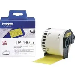 PTOUCH, PTOUCH Endlos-Etiketten 62mmx30.48m DK-44605 QL-500/550 gelb Rolle