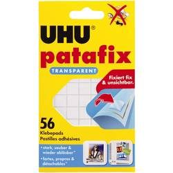 UHU, UHU Patafix Klebepads 48815 transparent 56 St&uuml;ck