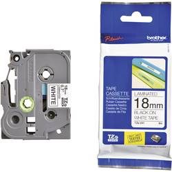 PTOUCH, PTOUCH Band, laminiert schwarz/weiss TZe-241 PT-2450DX 18 mm