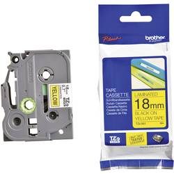 PTOUCH, PTOUCH Band, laminiert schwarz/gelb TZe-641 PT-2450DX 18 mm
