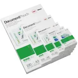 GBC, GBC Laminiertasche A6 3740442 glanz, 125my 100 Stk