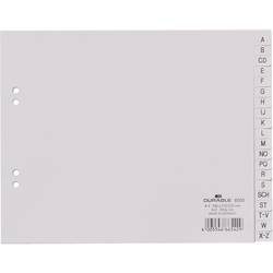 DURABLE, DURABLE Register PP grau A4 6500 10 A-Z teildeckend