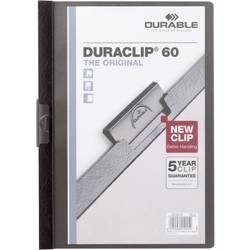 DURABLE, DURABLE Klemmhefter DURACLIP 60 2209/01 f&uuml;r 60 Blatt A4 schwarz