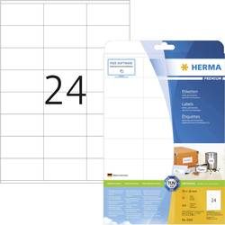 HERMA, HERMA Universal-Etikett. 70,0x36,0mm 4360 weiss 600 St./25 Blatt