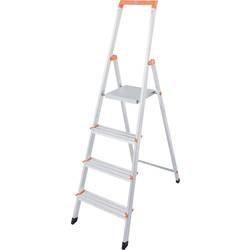 KRAUSE, KRAUSE® Stufen-r, 1-seitig, mit Hightech-Gelenkverbindungen, Aufstelltiefe 820 mm