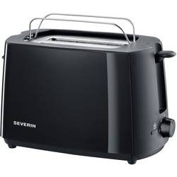 Severin, Severin Toaster "AT 2287 Schwarz" 700 W Lieferung mit passendem CH-Fixadapter