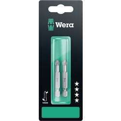 Wera, Wera 855/4 TZ SB SiS Kreuzschlitz-Bit PZ 2 Werkzeugstahl zähhart F 6.3 2 St.