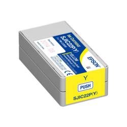 Epson, Epson - Tintenpatrone SJIC22P yellow, Gelb, 500 Stück